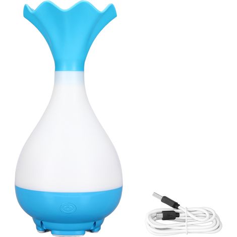 Diffuseur d'huiles essentielles USB 95ml - Humidificateur d'ambiance pour bureau et maison - Aromathérapie bleu
