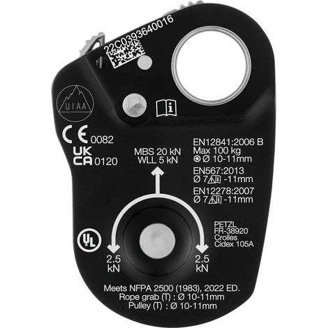 Petzl Mini Traxion Blockierrolle Gold