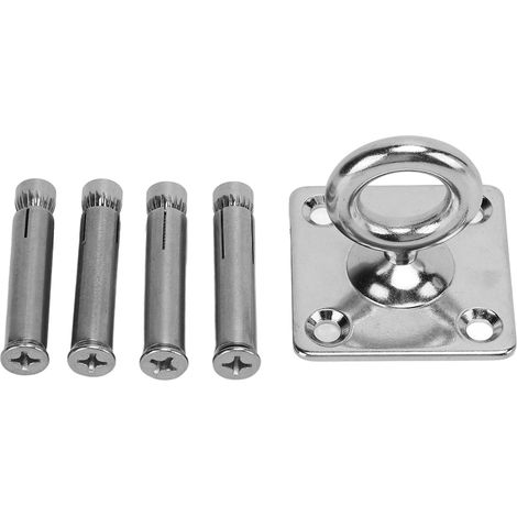 Kit de Suspension pour Hamac Chaise en Acier Inoxydable, Support Plafond pour Yoga et Balançoire avec Sac de Sable (1/5)