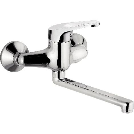 MISCELATORE MONOCOMANDO LAVELLO A MURO LINEA EPIC 3 Cromo