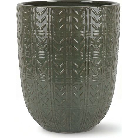Maceta MERCURE 39x51cm verde crema (1/5)
