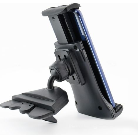Support téléphone voiture rotatif 360°, fixation ABS adhésif doux, structure à clip, universel pour smartphone (1/3)