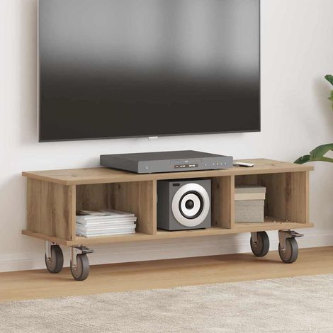 TV-Ständer Artisan-Eiche 100 x 35 x 35 cm Holzwerkstoff