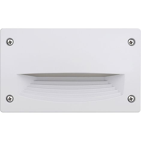 Foco empotrable de pared DEVON Rectangle S grid GX53 3,20 W 405/410/410 lm 3000 K/4000 K/6500 K CRI80 IP66 Blanco (1/2)