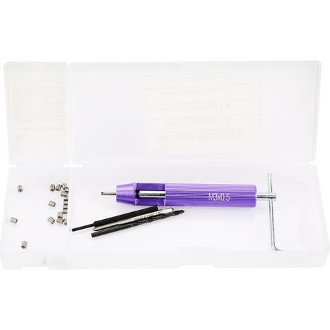 Kit d'outils de réparation de filetage endommagé pour bloc moteur automobile M30,5 (1/5)