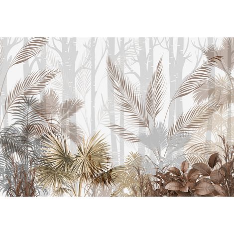 Papier peint panoramique - Plantes Tropicales - 130 cm x 89 cm (1/2)