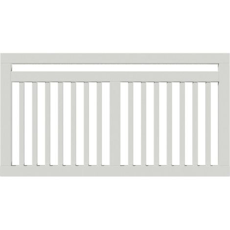 Plus Zaun Linea 150 x 80 cm RAL 9010 Weiß (1/3)