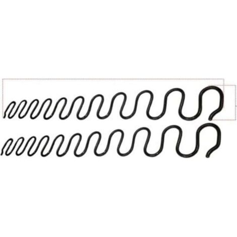 Lot de 2 ressorts de rechange pour canapé de 55cm avec 8 clips en forme de S, kit d (1/5)