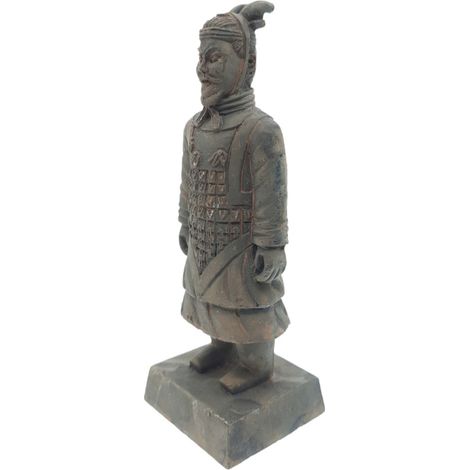 Statuette guerrier chinois Qin 4 L, hauteur 14 cm, décoration aquarium - animallparadise (1/5)
