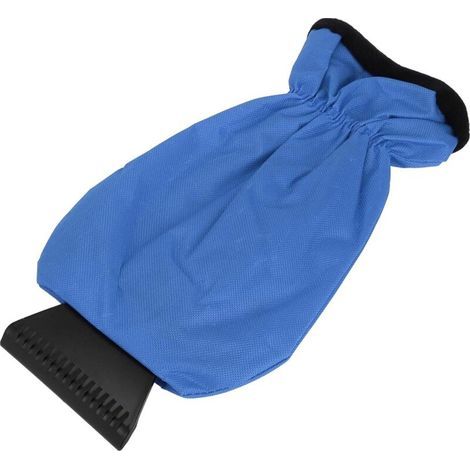Universeller Auto-Eiskratzerhandschuh, 1 Stück, warmer und isolierter Handschuh mit Enteisungsmittel für Auto- und LKW-Windschutzscheiben, tragbar, wasserdichtes 600D Oxford-Gewebe, blau (1/5)
