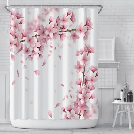 Un rideau de douche (fleurs de cerisier, 180 cm × 180 cm), Home P (1/5)