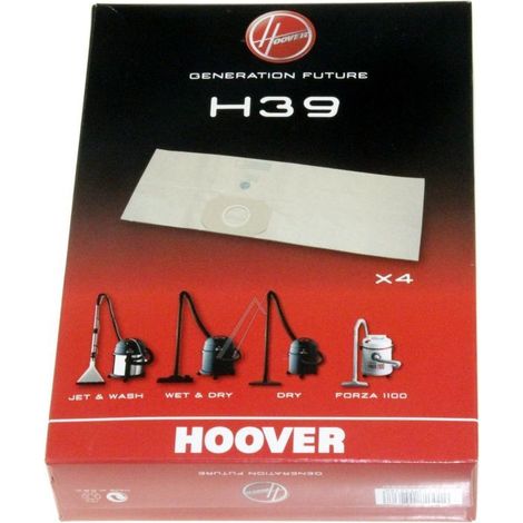 Ersatzteil - Boite de 4 sacs H39 DRY JET & -  - HOOVER, ROWENTA