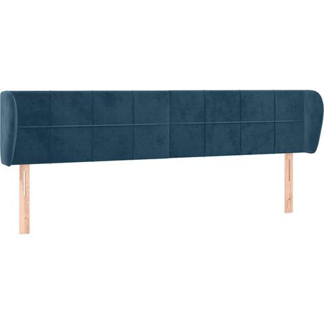 Maison Exclusive - Cabecero de terciopelo azul oscuro 203x23x78/8 (1/5)