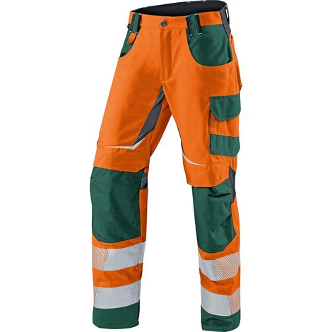 Kübler Sommerhose REFLECTIQ PSA 2 warnorange/moosgrün Gr. 28 (1/2)