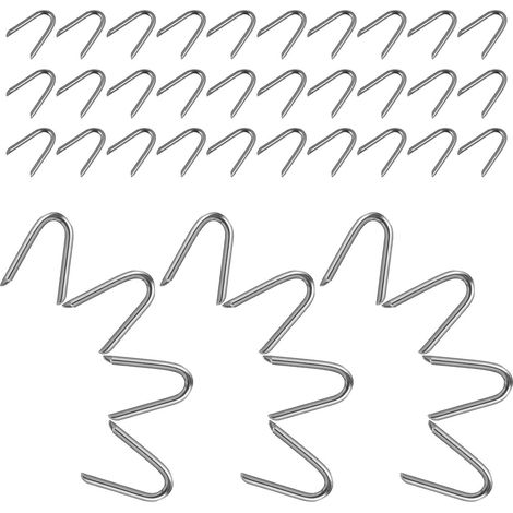 de jardin en forme de U acier de 6 cm lot de 70 pour la (1/5)
