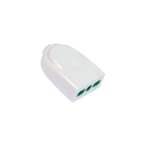 PRESA DRITTA 2 POLI + TERRA BIPASSO 16A LINEA GARANTI- - bianca 82560-E - 10 pezzi FANTON