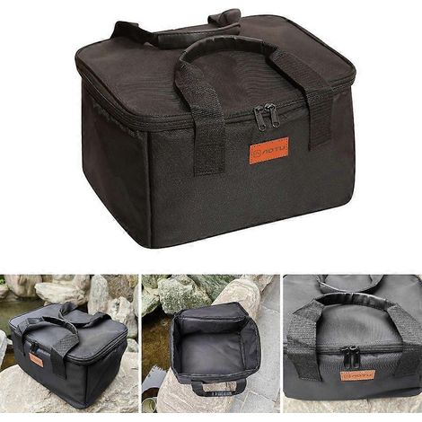 Sac de transport portable pour vaisselle de camping et pique-nique (1/4)
