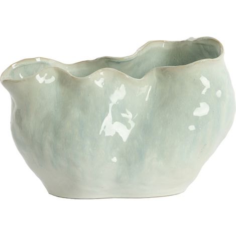 Vaso bianco in ceramica raffinato Light & Living Telmo (1/3)