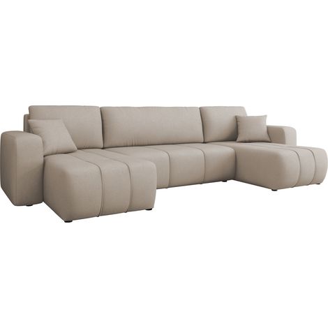 Sofá rinconero Comfivo Laurus II, Velo 623, Función de descanso, Almacenaje, 312x145x82cm, 0 (1/5)