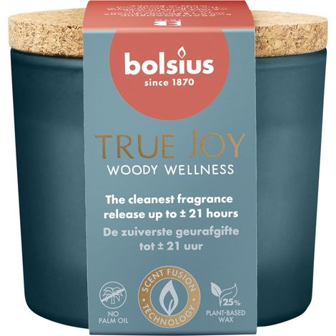 Duftkerze bolsius true joy Holz 66x83 mm (1/3)