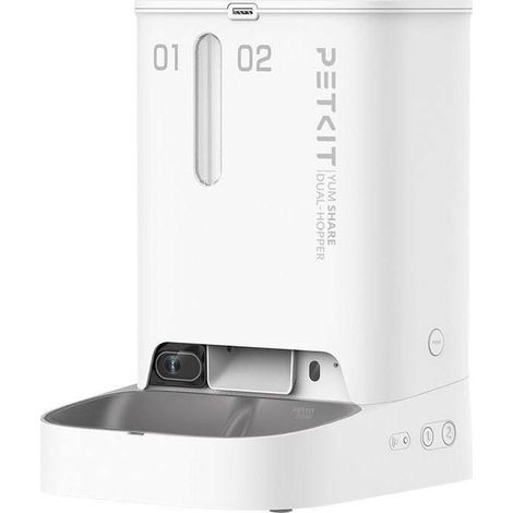 Dispensador de comida inteligente PetKit Yumshare de doble tolva