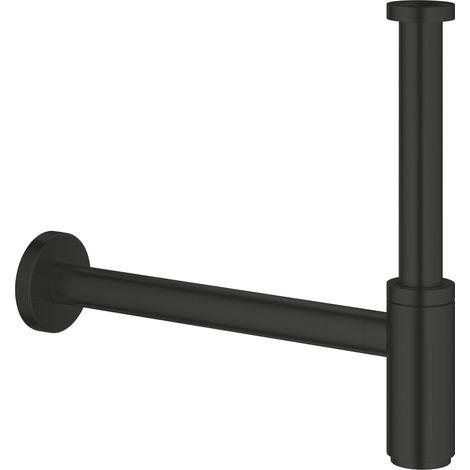 Siphon 1 1/4" pour Lavabo, Laiton, Noir Mat, 295032430 (1/2)