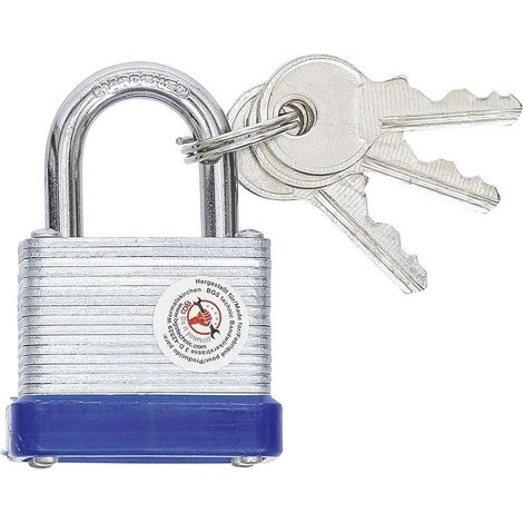 Cadenas de Sécurité 30 mm - Acier, Compact et Robuste - Protection Fiable, Zones Difficiles - D-Work (1/5)