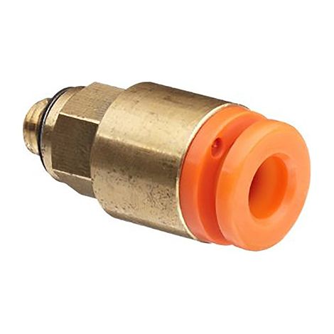 Adaptateur droit fileté SMC KQ2 vers Enfichable 1/4 pouce NPT 1/16 mâle ( Prix pour Paquet de 10 )