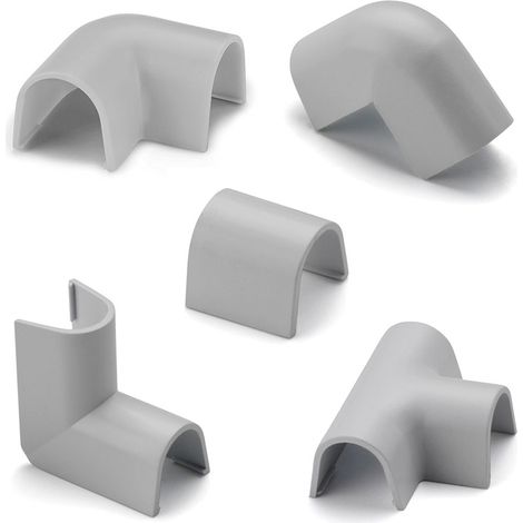 Enlaces Variados Aislante Autoextinguible 8x7mm Gris Metalizado Inofix (1/2)