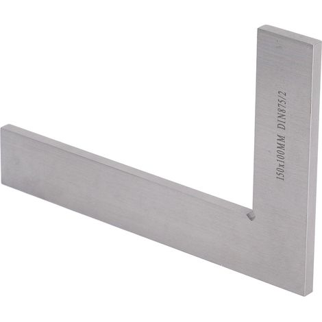 Équerre métallique en forme de L à 90 degrés, outil de mesure d'angle droit pour machinistes et menuisiers, 150 x 100 mm (1/5)