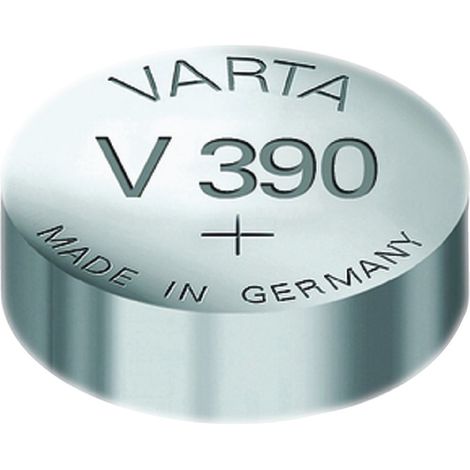 Pile bouton oxyde d'argent Varta 390 (1/5)