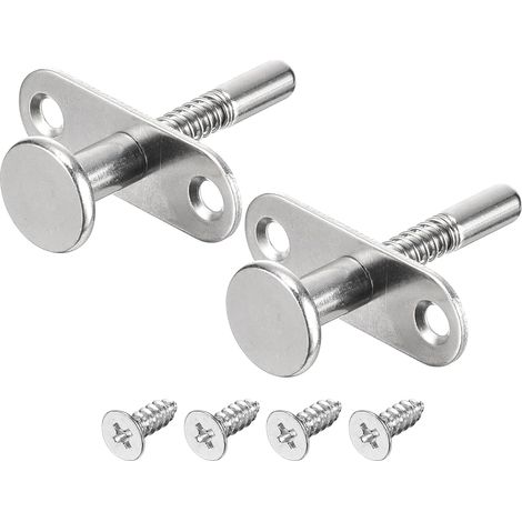 Loquets À Piston Acier 6,5x45mm Pour Meubles Portes De Lot De 2 (1/5)
