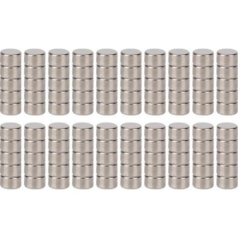 Runde Neodym-Magnete – 100 Stück – 5 x 3 mm für Bastelarbeiten und Kühlschrankverwendung – Starke Magnete