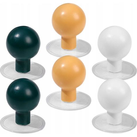 Set di supporti decorativi a parete per sedile WC
