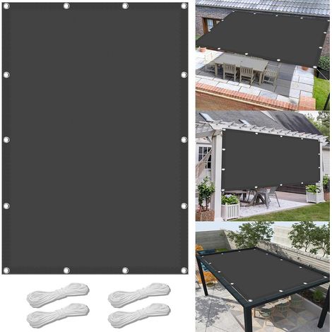 300 x 400 cm Filet d'ombrage Filet Protection Solaire Imperméable Anti 98% UV Résistant Hydrofuge Voile d'ombrage Toile Solaire (1/5)