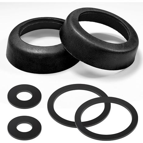 2 Joints en Cuir Pompe Type 75 Noir (1/5)