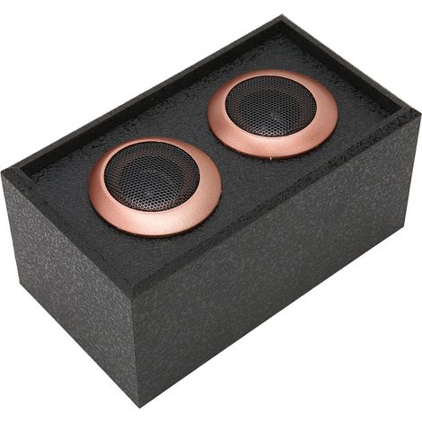 Haut-parleur d'aigus passif en bois HiFi 35 W 6 Ω noir (1/5)
