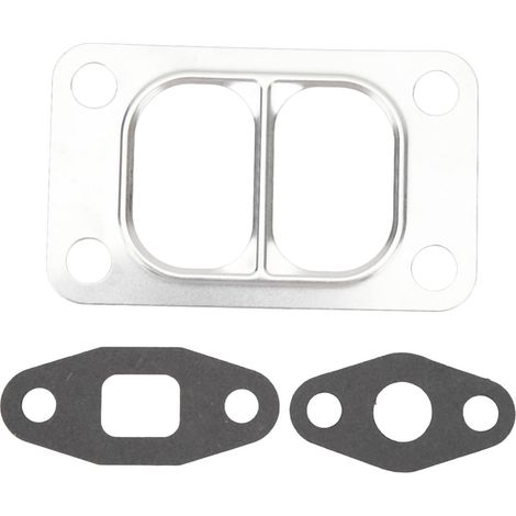 Turbo Gasket Set, Stainless Steel Twin Scroll 4 Bolt Divided Inlet Turbine Flange Gasket Set (1/5)