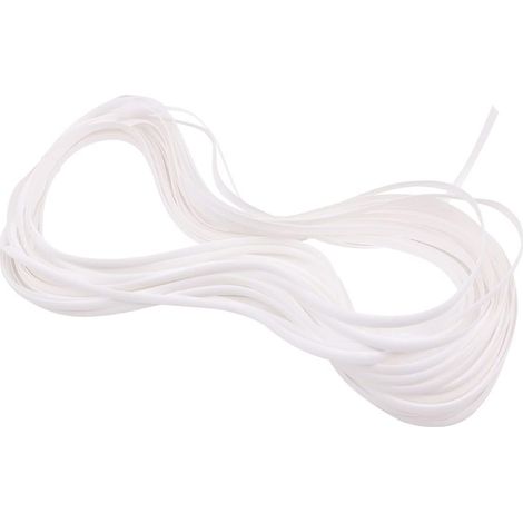 Kit de réparation en rotin tressé en plastique pour meubles de jardin ou terrasse (blanc) (1/5)