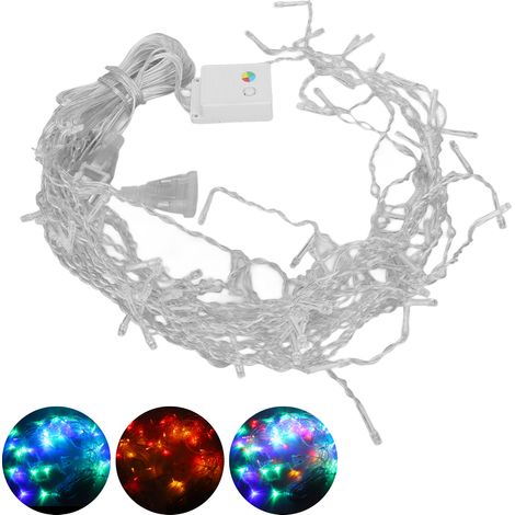 Guirlande lumineuse LED décorative pour extérieur, cour, balcon, fête, prise UE 220V (1/5)