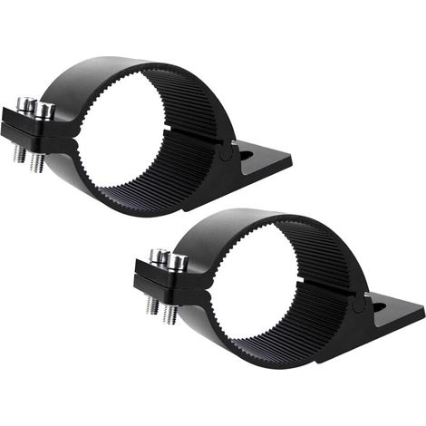 KZQ Arbeitsscheinwerfer-Montagehalterung (2er-Pack, 76 mm – 81 mm), universelle, verstellbare LED-Streifenklemme für Geländewagen, PKW, LKW, Motorrad, SUV (1/4)