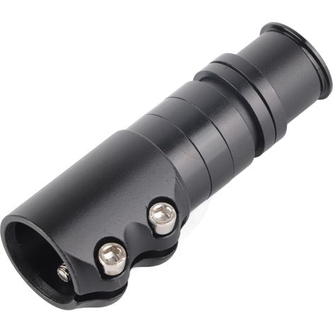 Support de potence VTT rallonge en aluminium alliage tige de fourche vélo rallonge noir (1/5)