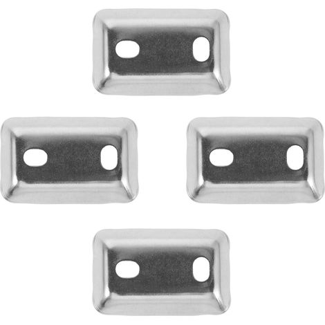 Kit de fixation en acier inoxydable (4 pièces) pour p 4 pièces) pour porte-serviettes de salle de bain, finition lisse et facile à installer (1/5)
