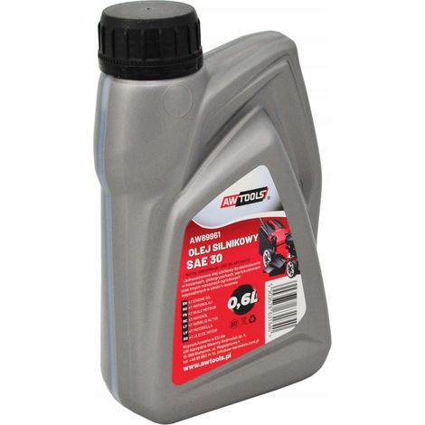 Huile Awtools 4 temps SAE 30 0,6 L pour tondeuses à gazon (1/2)
