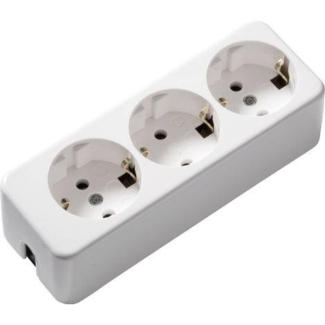 Martin Kaiser 638/kws Prise multiple 250 V blanc calcaire IP20 A743063
