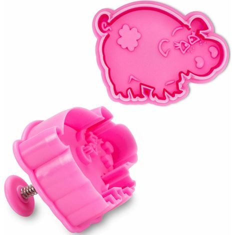 Städter Schwein 6 cm Pink / Purple (1/5)