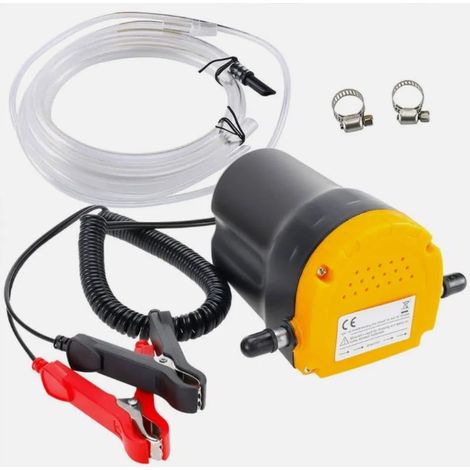 Pompe de vidange huile moteur 12V/24V électrique, extracteur d'huile pour voiture avec tuyaux et accessoires pour entretien automobile (1/5)