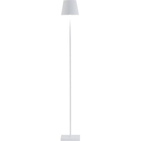 Lampe LED Zafferano Poldina Pro L rechargeable dimmable blanche autonomie 12h 2200-2700-3000K hauteurs 52-87-122cm