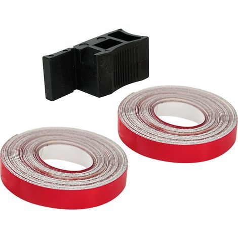 Wheel Stripe Racing, profilo adesivo per cerchi ruota - Rosso (1/4)
