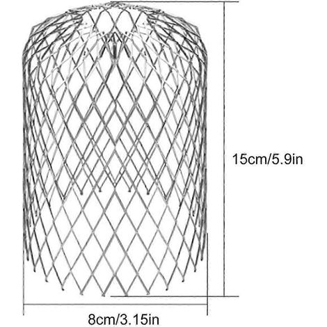 Garde-filtre léger en aluminium pour gouttière, maille anti-feuilles et débris, protection de descente pluviale, grille de filtration durable (1/5)